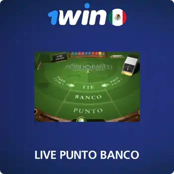 Punto Banco en 1Win México en Vivo