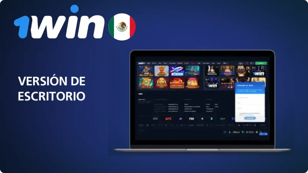 1Win en México Versión de escritorio