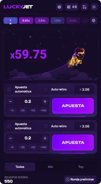 Lucky Jet 1Win enorme multiplicador