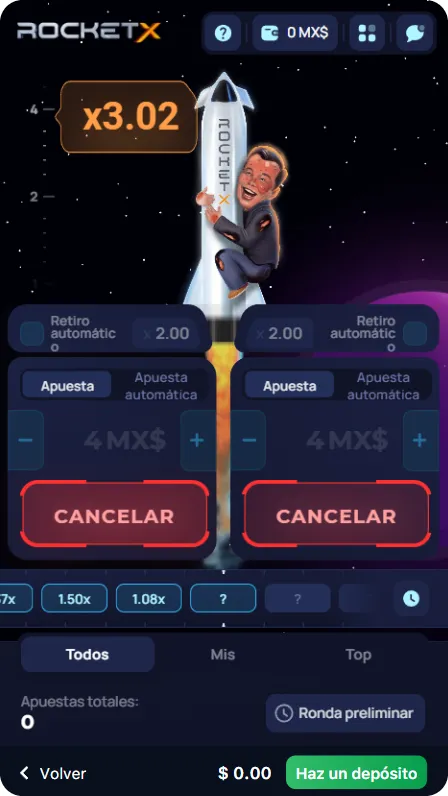 1Win Rocket X licitacion