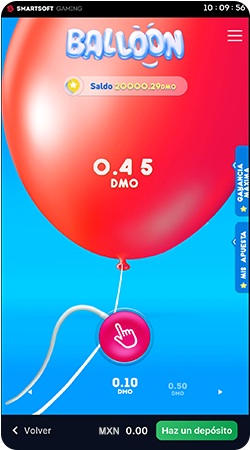 Inflar el globo 1Win Balloon
