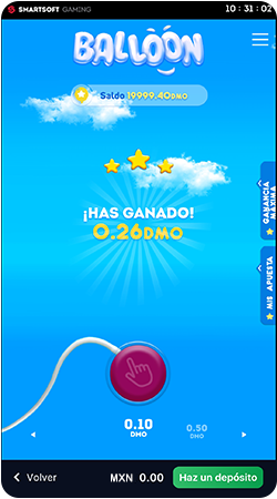 Ganar Balloon casino 1Win